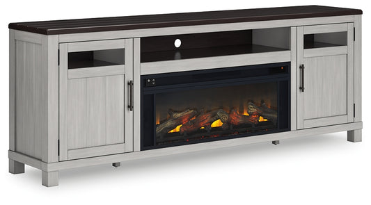 Mueble de TV Darborn de 88" con chimenea eléctrica