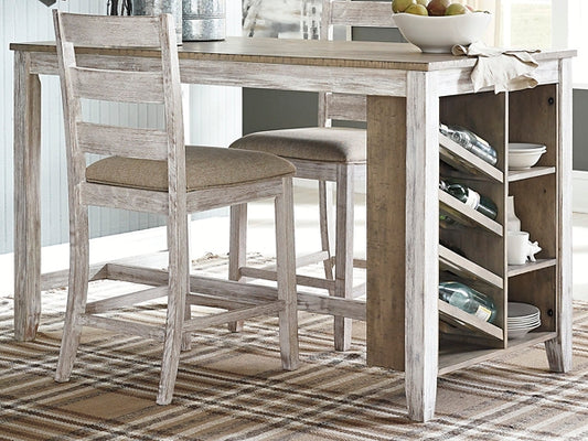 Mesa de mostrador Skempton RECT con espacio de almacenamiento