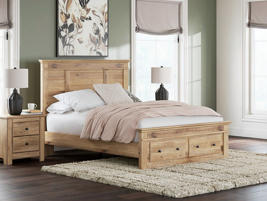 Makidern Queen Panel Storage Bed