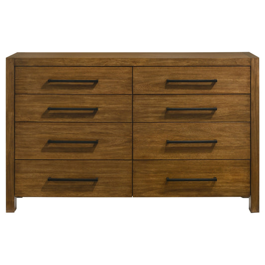 Adderley 8-drawer Bedroom Dresser Cabinet Warm Brown