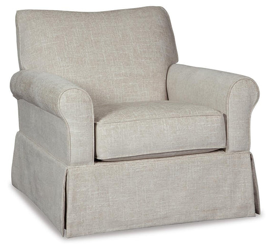 Sillón giratorio con reposapiés Searcy
