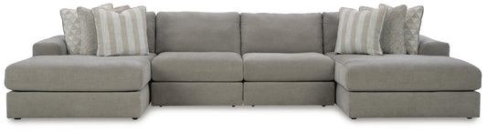 Seccional de 4 piezas con chaise longue doble Avaliyah