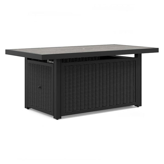 Mesa con fogón rectangular Beachcroft