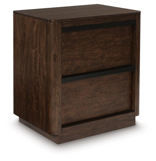 Dilenno Two Drawer Night Stand