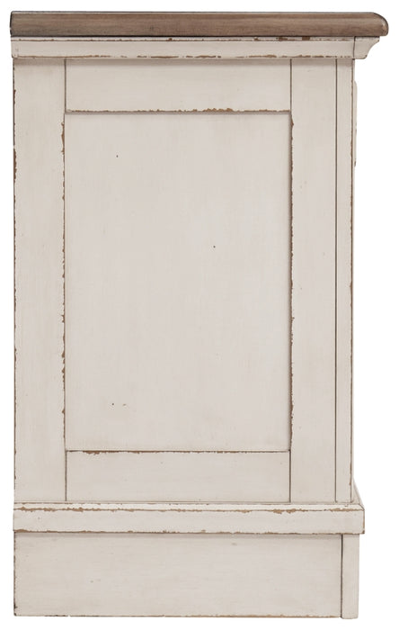 Mesilla de noche con tres cajones Realyn