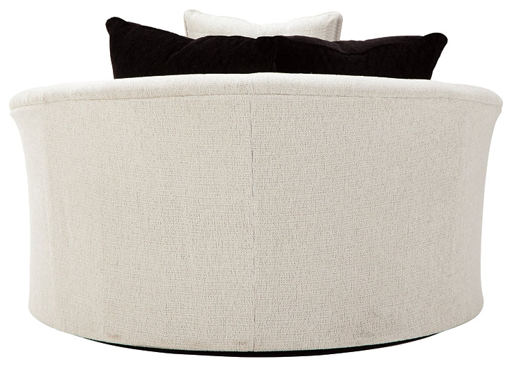 Silla giratoria redonda de gran tamaño Cambri