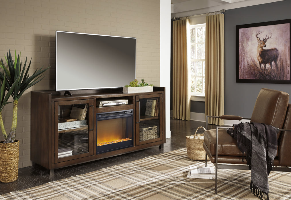 Mueble de TV Starmore de 70" con chimenea eléctrica