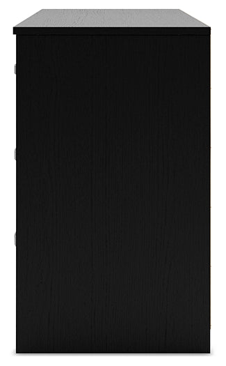 Cómoda de seis cajones Finch