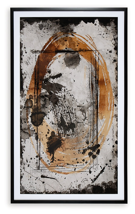 Arte de pared con hendiduras