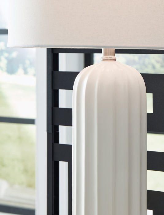 Lámpara de mesa de cerámica Clarkland (2 unidades)