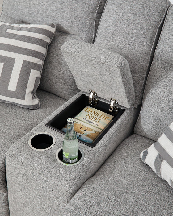 Sofá de dos plazas Biscoe PWR REC/CON/ADJ HDRST