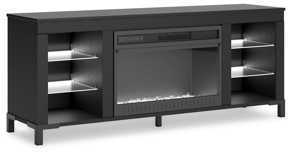 Mueble de TV con chimenea Cayberry