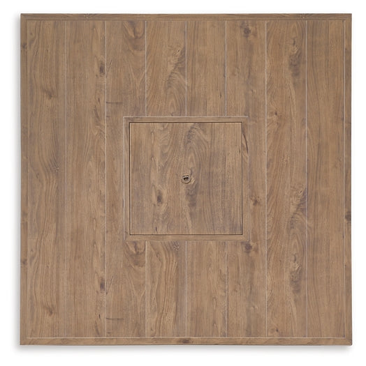 Mesa de bar cuadrada con fogón Walton Bridge