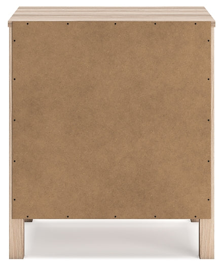 Mesilla de noche de dos cajones Battelle