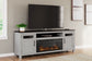 Mueble de TV Darborn de 88" con chimenea eléctrica