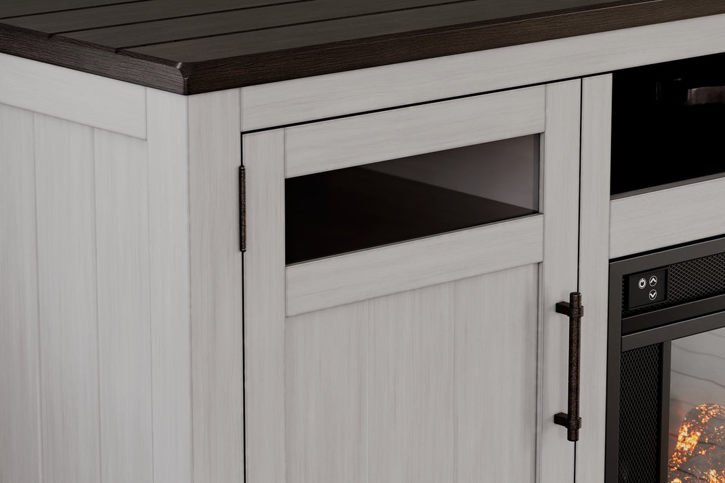 Mueble de TV Darborn de 88" con chimenea eléctrica