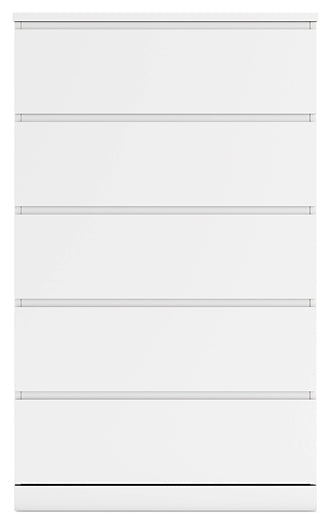 Cómoda de cinco cajones Onita