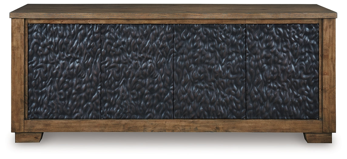 Mueble de TV extragrande Rosswain