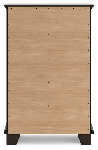 Cómoda de cinco cajones Covetown