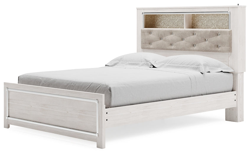 Cama con estantes para libros Altyra Queen