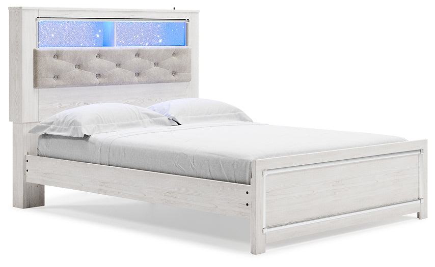 Cama con estantes para libros Altyra Queen
