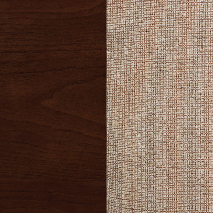 Lavon Wood Counter Height Dining Chair Tan and Espresso (Set of 2)