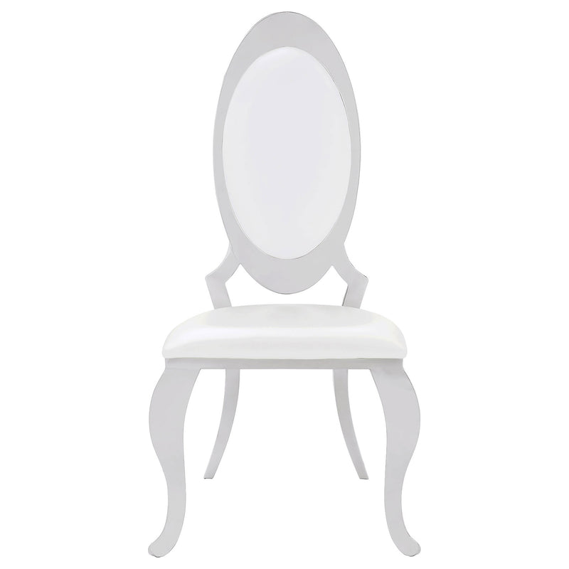 Antoine Upholstered Dining Chair Cream White (Set of 2)