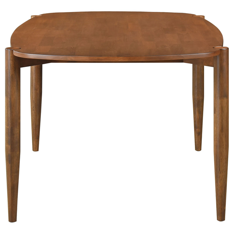 Dortch 5-piece Oval Solid Wood Dining Set Walnut