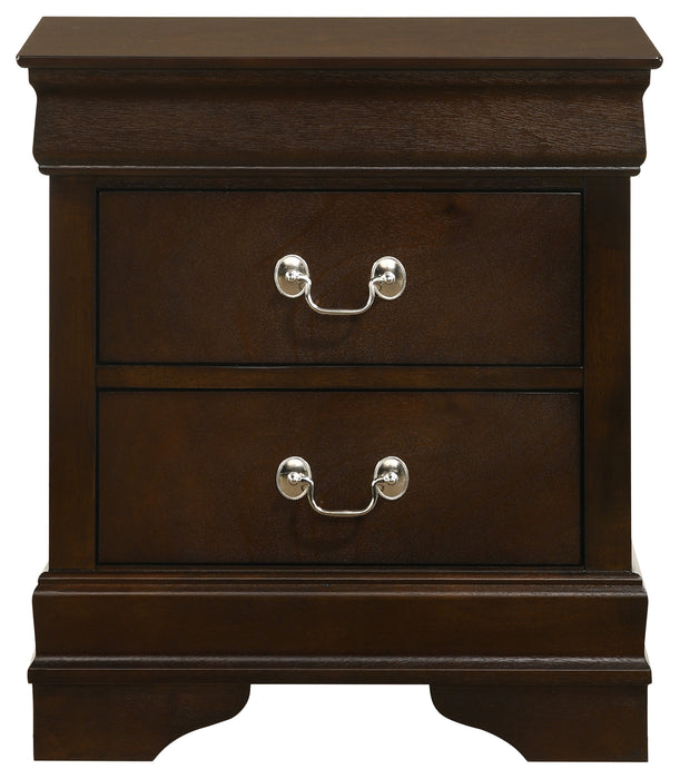 Louis Philippe 4-piece Eastern King Bedroom Set Cappuccino