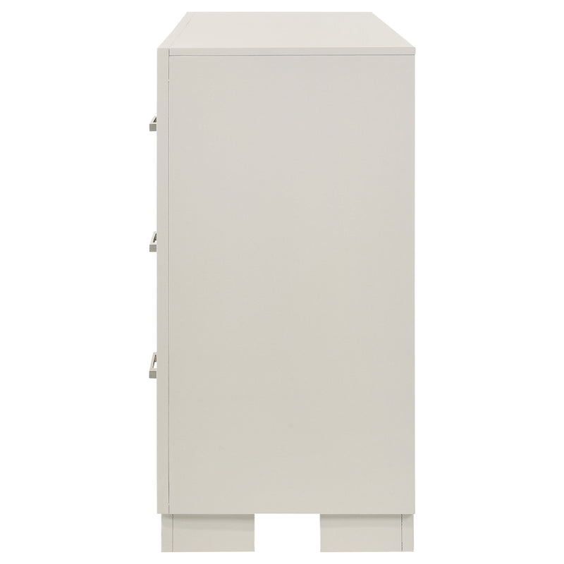 Jessica 6-drawer Dresser Snow White