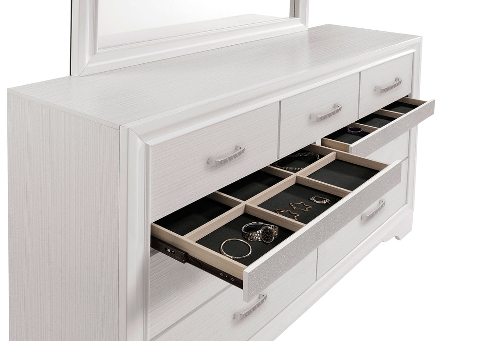 Miranda 9-drawer Dresser White