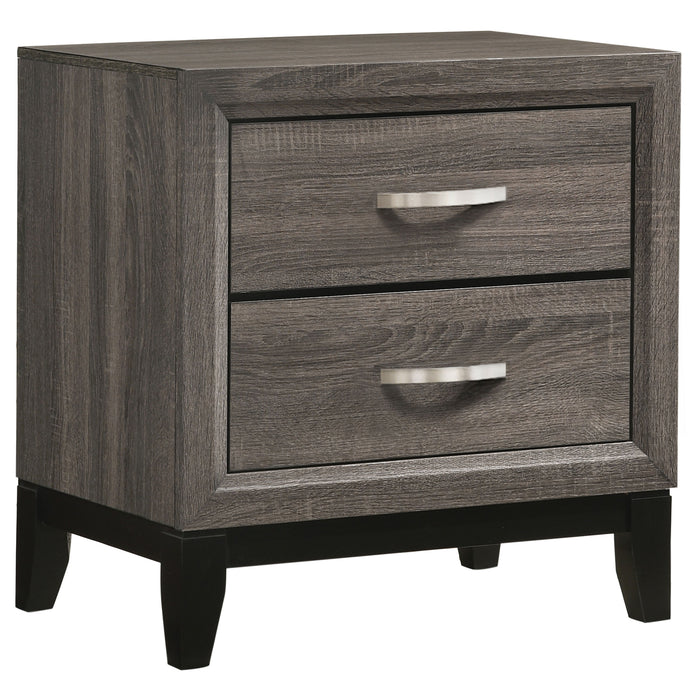 Watson Four-piece California King Bedroom Set Grey Oak