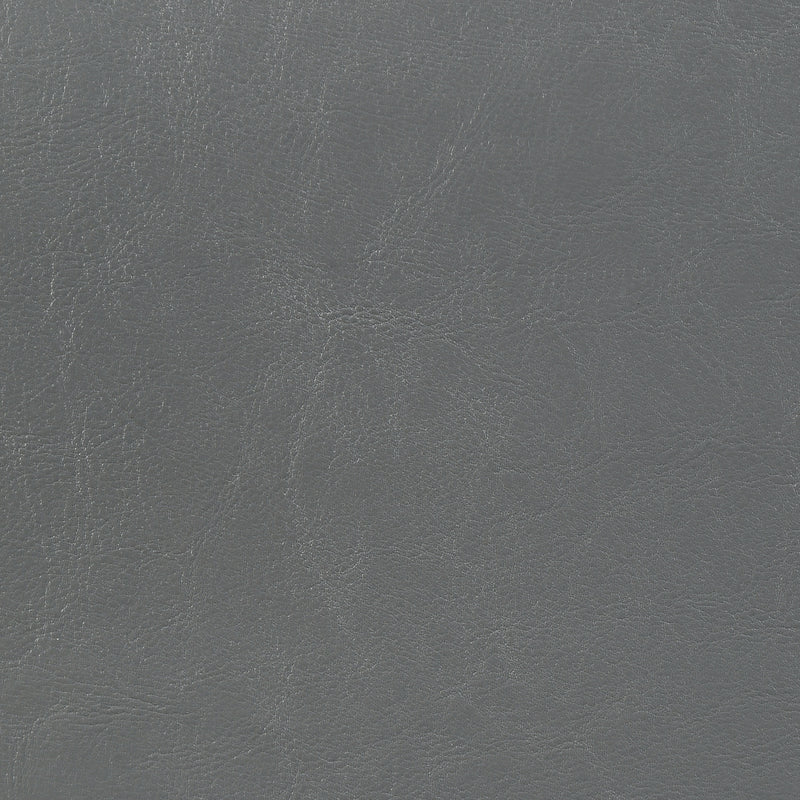 Dorian Faux Leather Upholstered Eastern King Panel Bed Grey