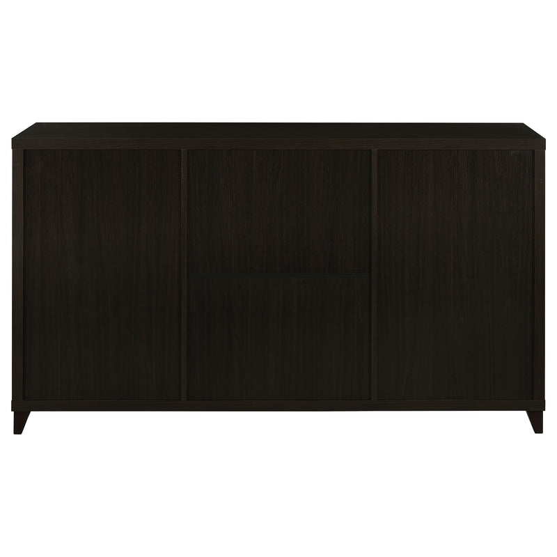 Lewes 2-door Engineered Wood 60-inch TV Stand Cappuccino
