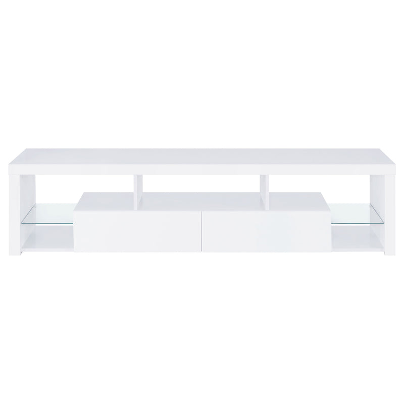 Jude 3-piece 71-inch TV Entertainment Center White High Gloss