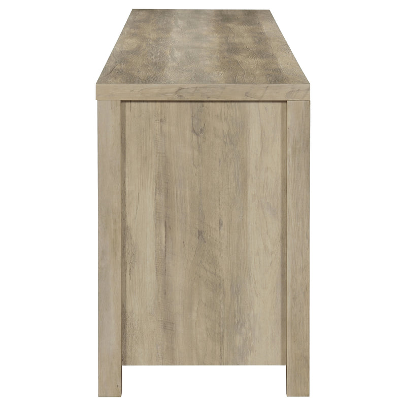 Madra 2-door Engineered Wood 79-inch TV Stand Distressed Pine