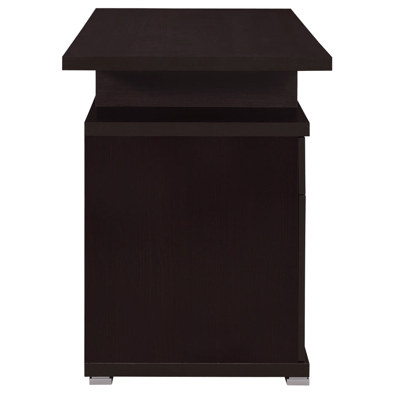 Irving 47-inch 2-drawer Office Computer Desk Cappuccino