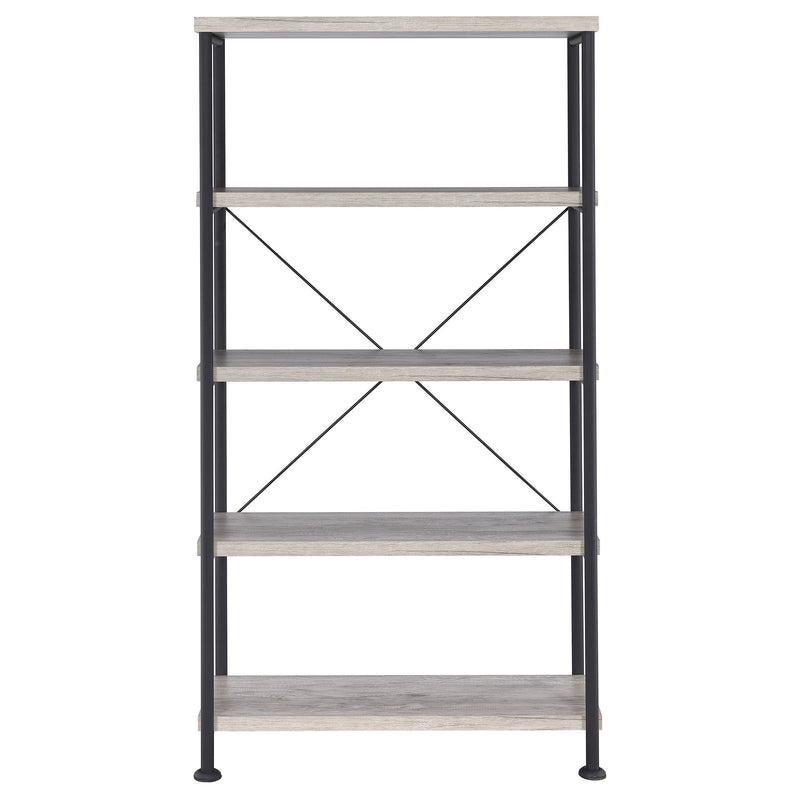 Analiese 63-inch 4-shelf Bookshelf Grey Driftwood