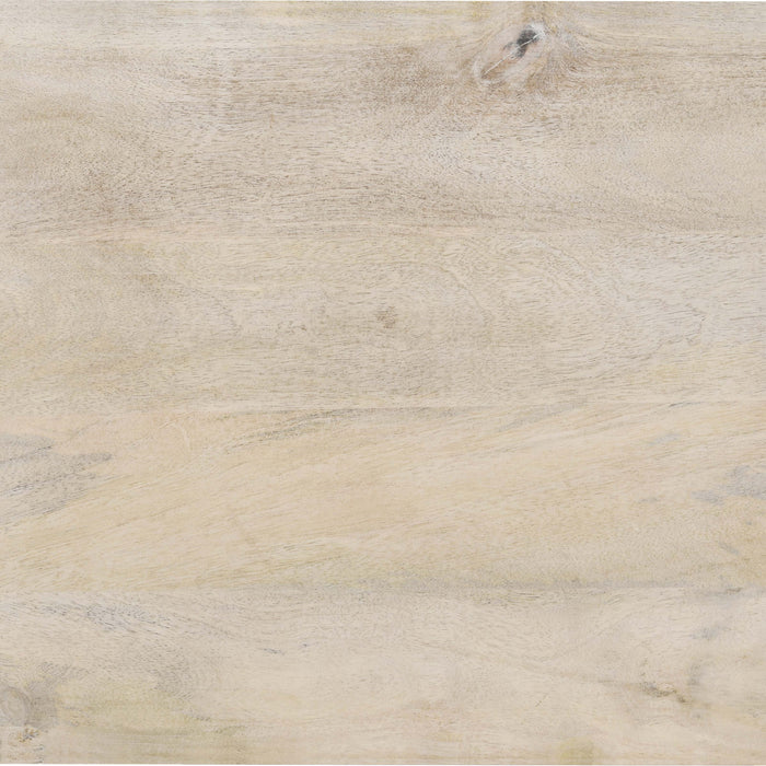 August 1-drawer Trellis Pattern Storage Cabinet White Washed