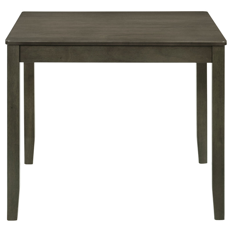 Parkwood 5-piece Square Dining Table Set Dark Ash Brown