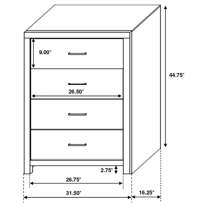 Brantford 5-piece Eastern King Bedroom Set Barrel Oak