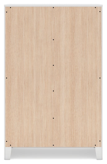 Cómoda de cinco cajones Binterglen