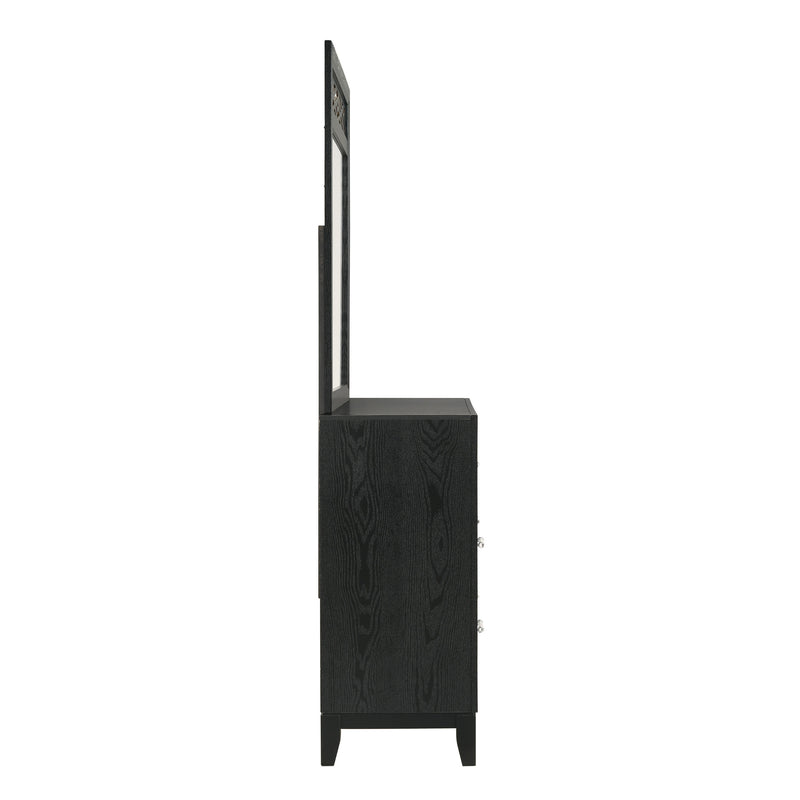 OBSIDIAN MIRROR-BLACK