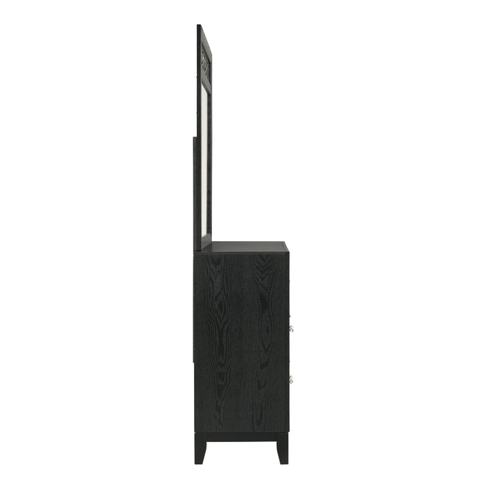 OBSIDIAN MIRROR-BLACK