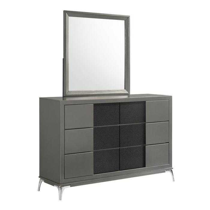 NOCTURNE MIRROR-SLATE