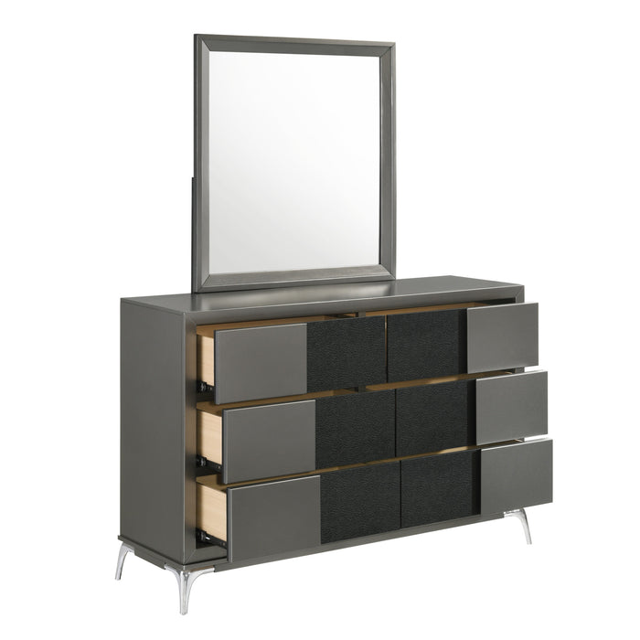 NOCTURNE MIRROR-SLATE
