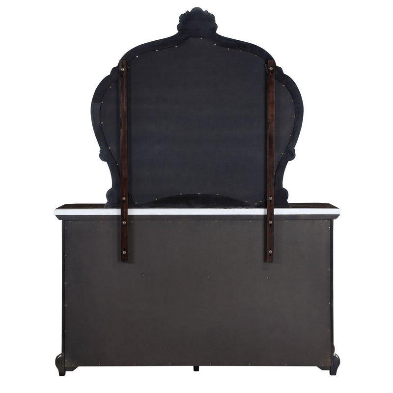 PALAZZO MARINA DRESSER/SERVER MIRROR-WALNUT