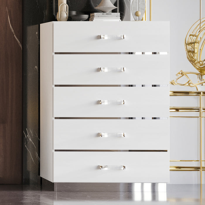 EUROPA CHEST- WHITE