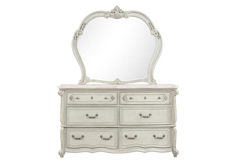 BIANELLO MIRROR-VINTAGE IVORY