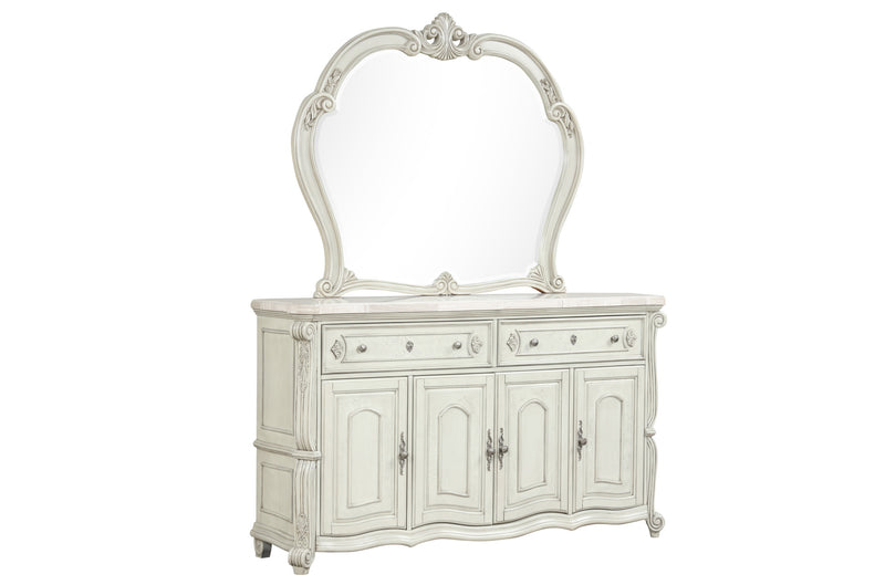 BIANELLO MIRROR-VINTAGE IVORY